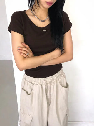 Posie Warm Round Half Tee