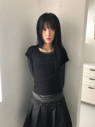 Posie Warm Round Half Tee