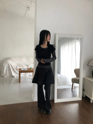 Posie Warm Round Half Tee