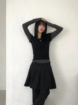 Posie Warm Round Half Tee