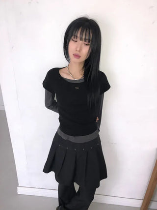 Posie Warm Round Half Tee