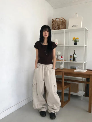 Posie Warm Round Half Tee