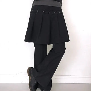 Fleet Eyelet Pleated Pants