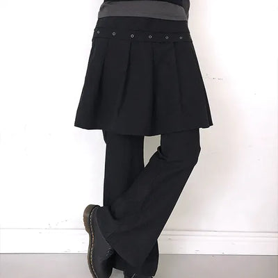 Fleet Eyelet Pleated Pants