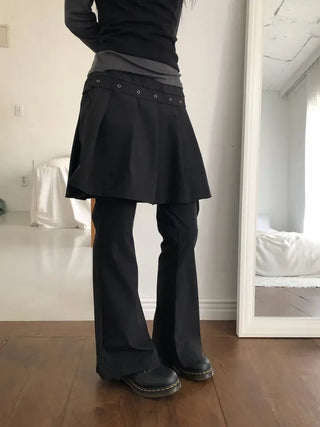 Fleet Eyelet Pleated Pants
