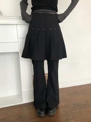 Fleet Eyelet Pleated Pants