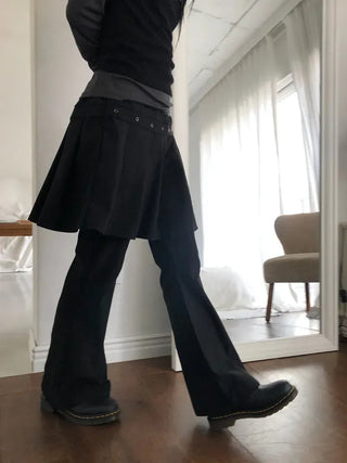 Fleet Eyelet Pleated Pants