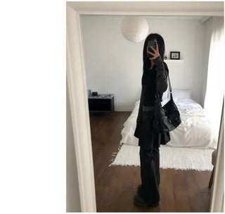 Fleet Eyelet Pleated Pants