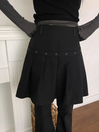 Fleet Eyelet Pleated Pants