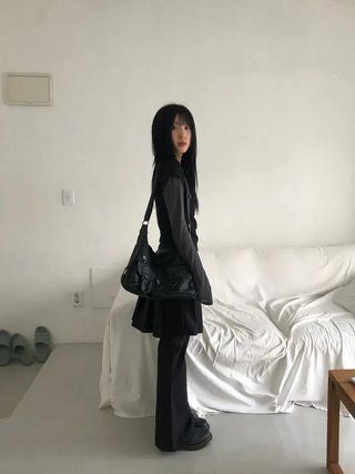 Fleet Eyelet Pleated Pants