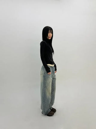 Duffy Brush Wide Jeans