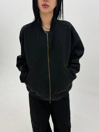 Down Cut Varsity Jacket