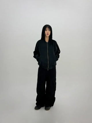 Down Cut Varsity Jacket