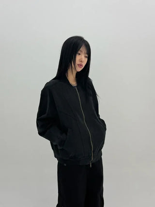 Down Cut Varsity Jacket