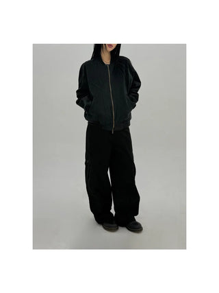 Down Cut Varsity Jacket