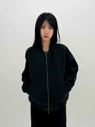 Down Cut Varsity Jacket