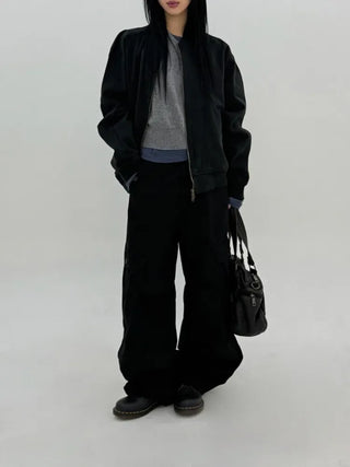 Down Cut Varsity Jacket
