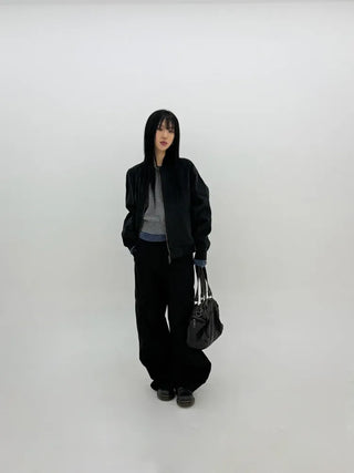 Down Cut Varsity Jacket