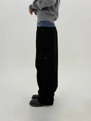 Distressed V-neck Knit