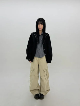 Beanb Studded Cotton Jacket