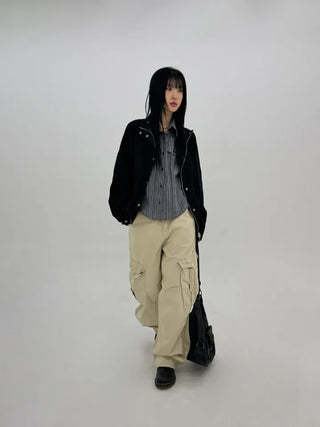 Beanb Studded Cotton Jacket
