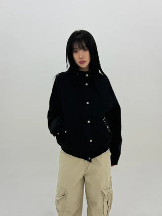 Beanb Studded Cotton Jacket