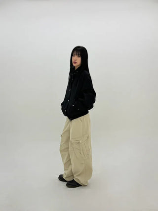 Beanb Studded Cotton Jacket