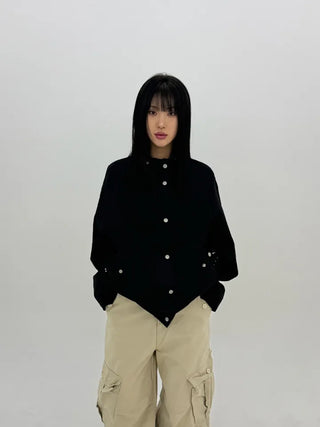 Beanb Studded Cotton Jacket