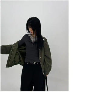 Beanb Studded Cotton Jacket