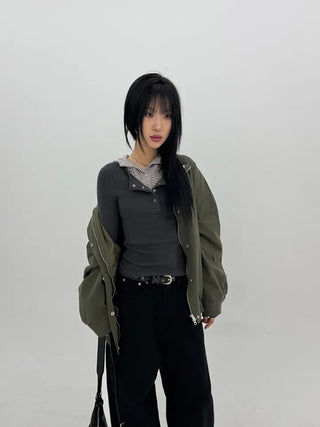 Beanb Studded Cotton Jacket