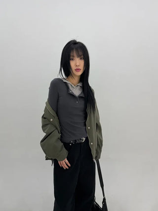 Beanb Studded Cotton Jacket