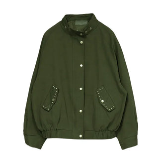 Beanb Studded Cotton Jacket