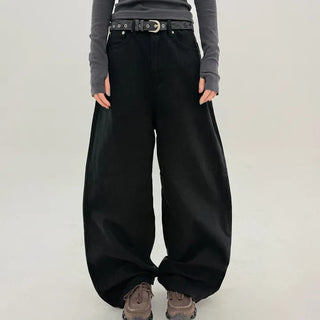 Slub Cotton Wide Pants