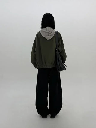 Slub Cotton Wide Pants
