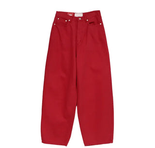 Slub Cotton Wide Pants