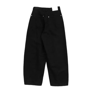 Slub Cotton Wide Pants