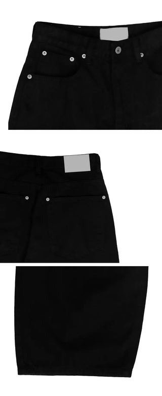 Slub Cotton Wide Pants