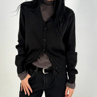 Fault V-neck Knit Cardigan