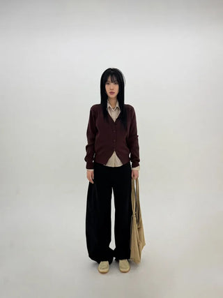 Fault V-neck Knit Cardigan