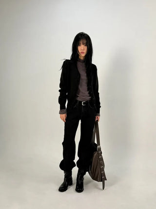 Fault V-neck Knit Cardigan