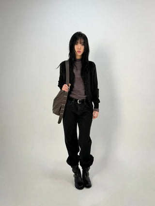 Fault V-neck Knit Cardigan