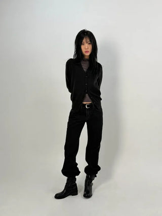 Fault V-neck Knit Cardigan