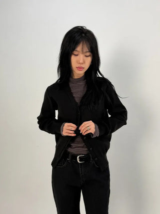 Fault V-neck Knit Cardigan