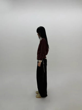 York eyelet balloon pants