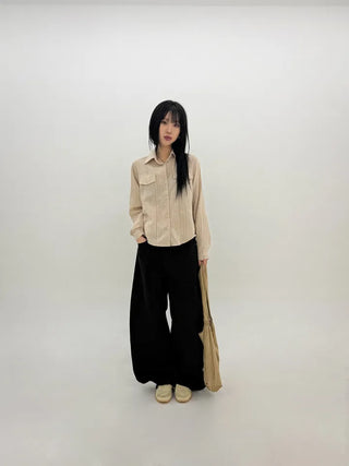 York eyelet balloon pants