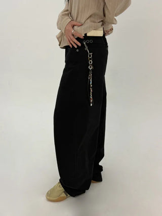 York eyelet balloon pants