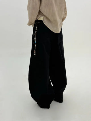 York eyelet balloon pants