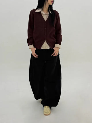 York eyelet balloon pants