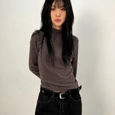 Lia Half Turtleneck Long Sleeve