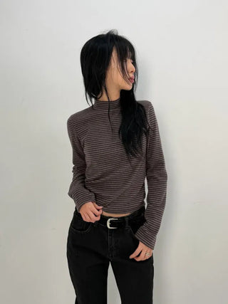Lia Half Turtleneck Long Sleeve